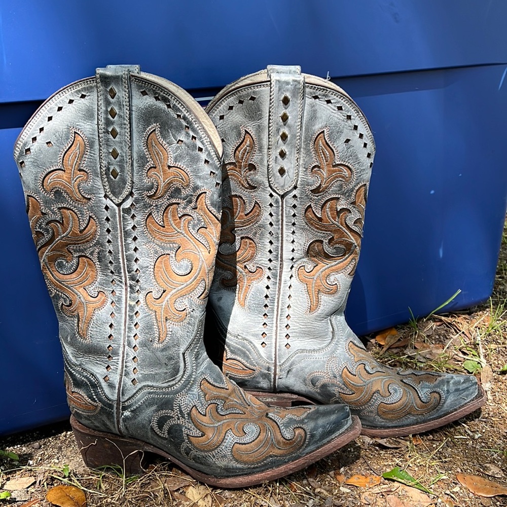 Western Heeled Boots Sz 7.5